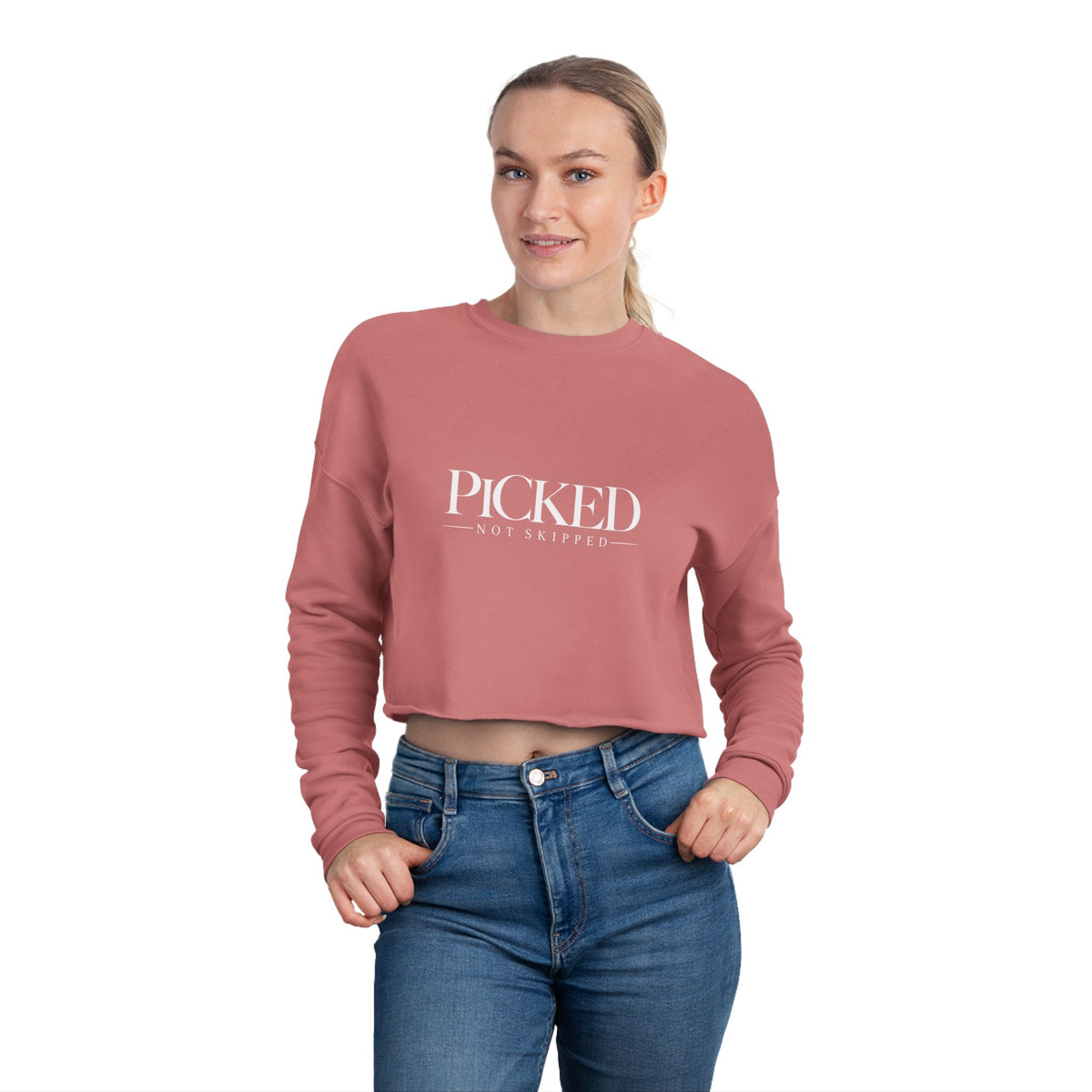 Picked Women's Cropped Sweatshirt